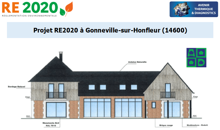 Etude thermique RE2020 + ACV à Gonneville-sur-Honfleur 14600