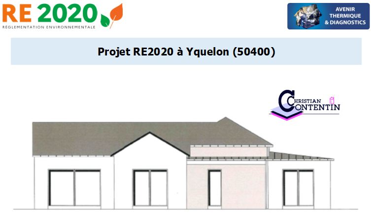 Etude thermique RE2020 + ACV à Yquelon 50400