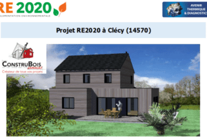 Etude thermique RE2020 + ACV à Clécy 14570