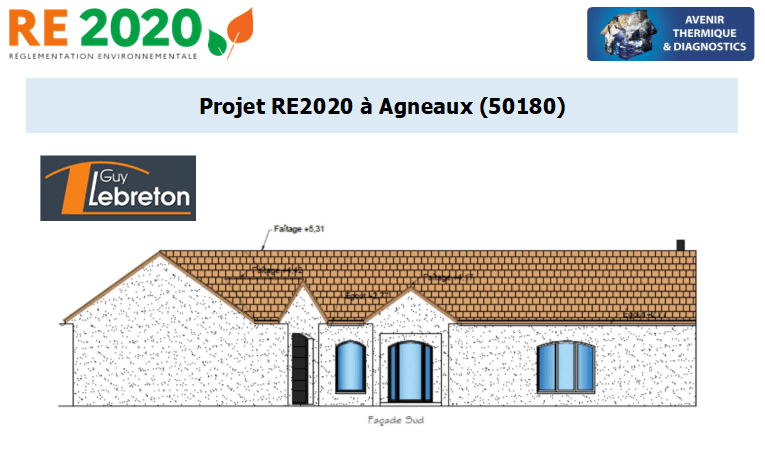 Etude thermique RE2020 + ACV à Agneaux 50180