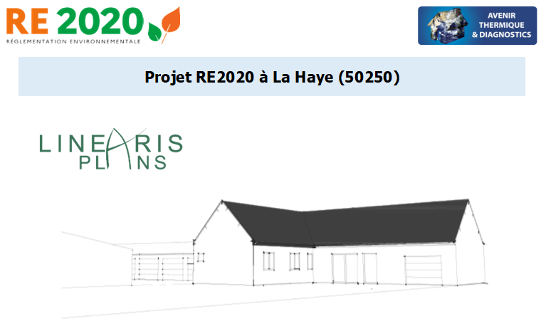 Etude thermique RE2020 + ACV à La Haye 50250