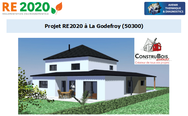 Etude thermique RE2020 + ACV à La Godefroy 50300