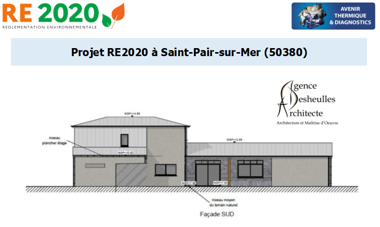 RE2020 - Avenir Thermique - 50380 Saint-Pair-sur-Mer Manche - Agence DESHEULLES Architecte