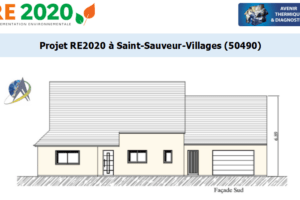 Etude thermique RE2020 + ACV à Saint-Sauveur-Villages 50490