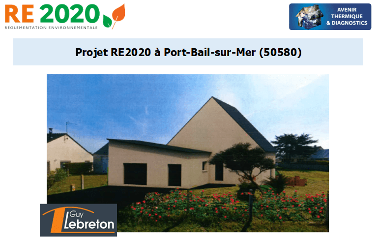 Etude thermique RE2020 + ACV à Port-Bail-sur-Mer 50580