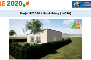 Etude thermique RE2020 + ACV à Saint-Rémy 14570