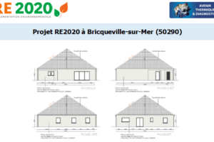 Etude thermique RE2020 + ACV à Bricqueville-sur-Mer 50290