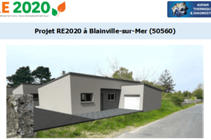 Etude thermique RE2020 + ACV à Blainville-sur-Mer 50560