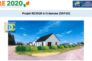 Etude thermique RE2020 + ACV à Créances 50710