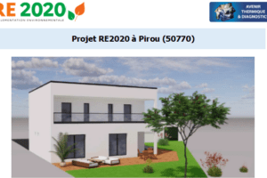 Etude thermique RE2020 + ACV à Pirou 50770