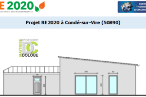 Etude thermique RE2020 + ACV à Condé-sur-Vire 50890