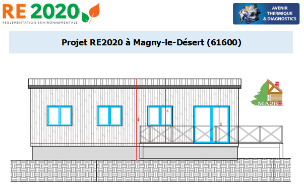 Etude thermique RE2020 + ACV à Magny-le-Désert 61600